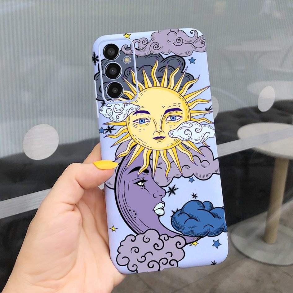 For Samsung M13 Case SM-M135F M 13 Cover Cute Cartoon Love Heart Butterfly Bumper For Samsung Galaxy M13 4G Soft Silicone Fundas