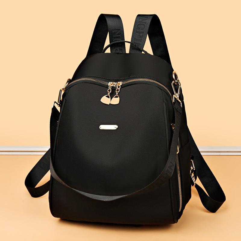 Schoolbag Versatile Backpack Women's 1011 New Winter Fashion Oxford Cloth Fashion Travel Canvas Small Backpack Trend Bag
