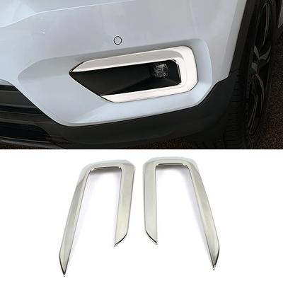 Für Volvo XC40 2019 2020 2024 2024 Front Nebelscheinwerfer Lampe Foglight Trim Abdeckung Rahmen ABS Außendekoration Aufkleber
