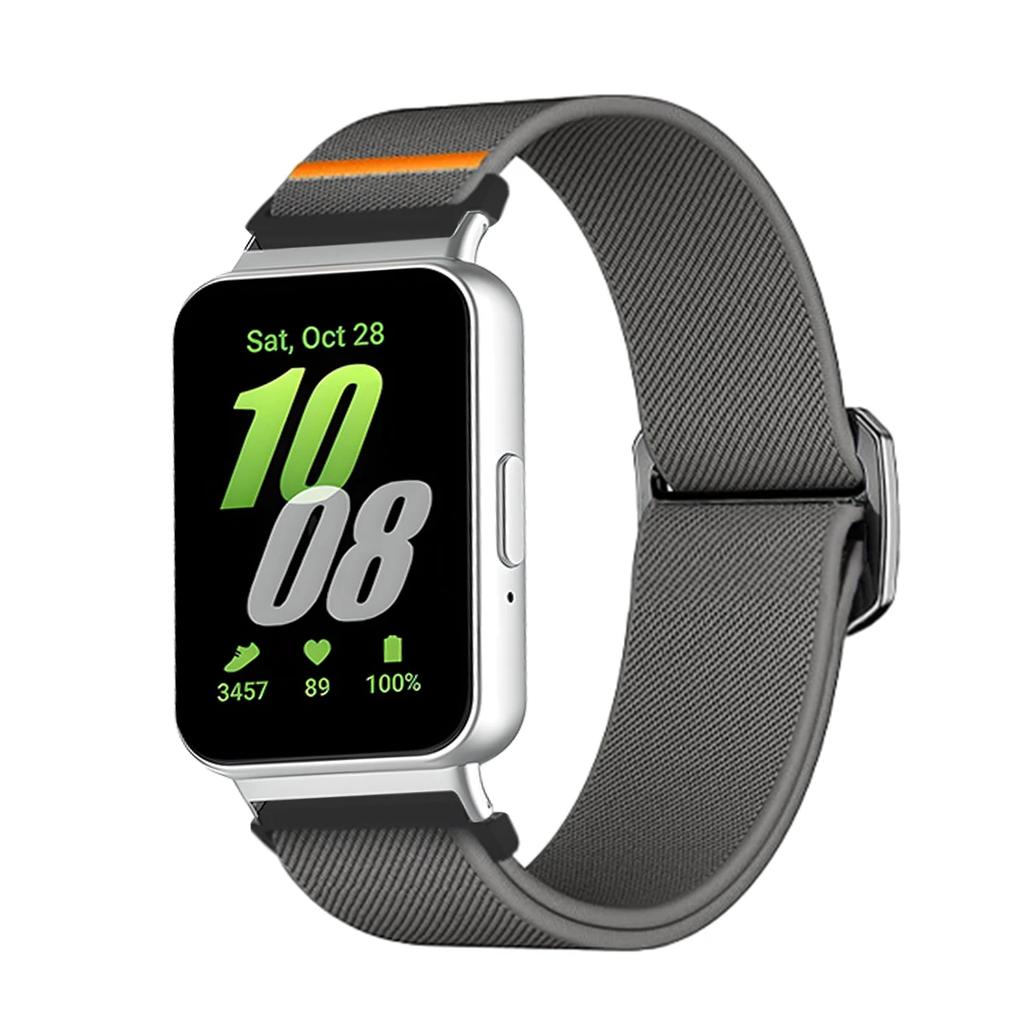 Nylon Loop Strap for Samsung Galaxy Fit 3 Adjustable Elastic Bracelet Watchband for iWatch Samsung Galaxy Fit3 Band Accessories
