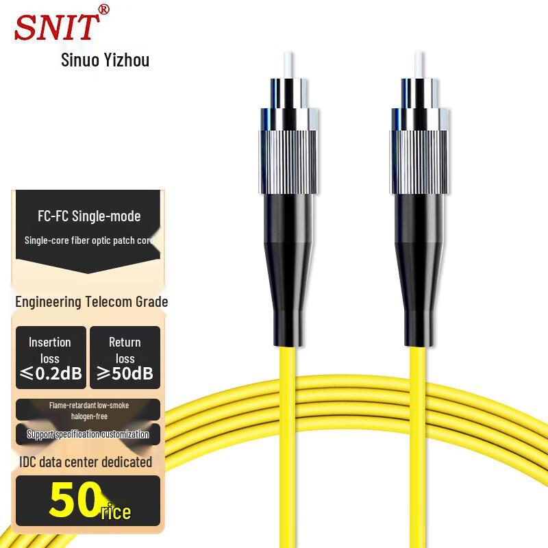 SNIT Telecom-Grade Glasvezel Patchkabel