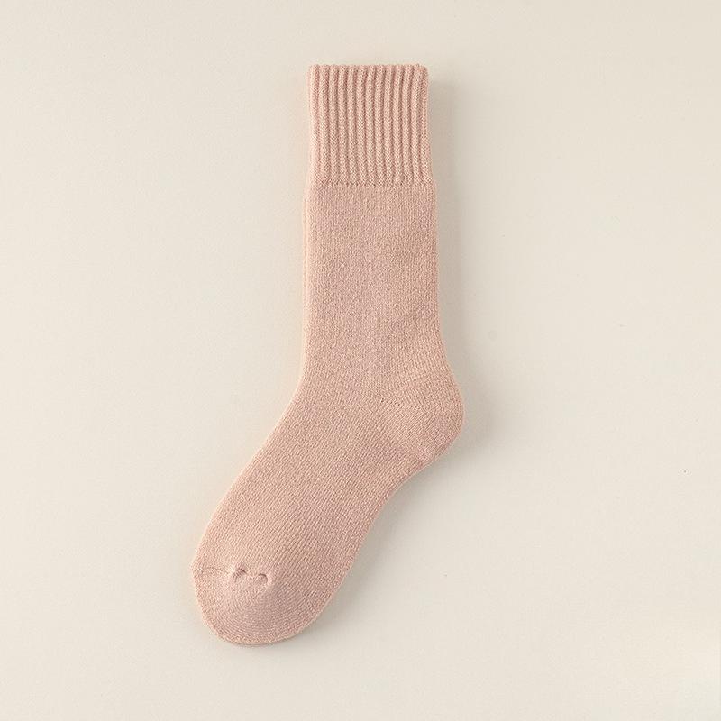 Cashmere Long Thick Socks for Women To Keep Warm and Protect Against The Cold In Winter. They Are Thick and Fluffy, Loose Sleeping Socks