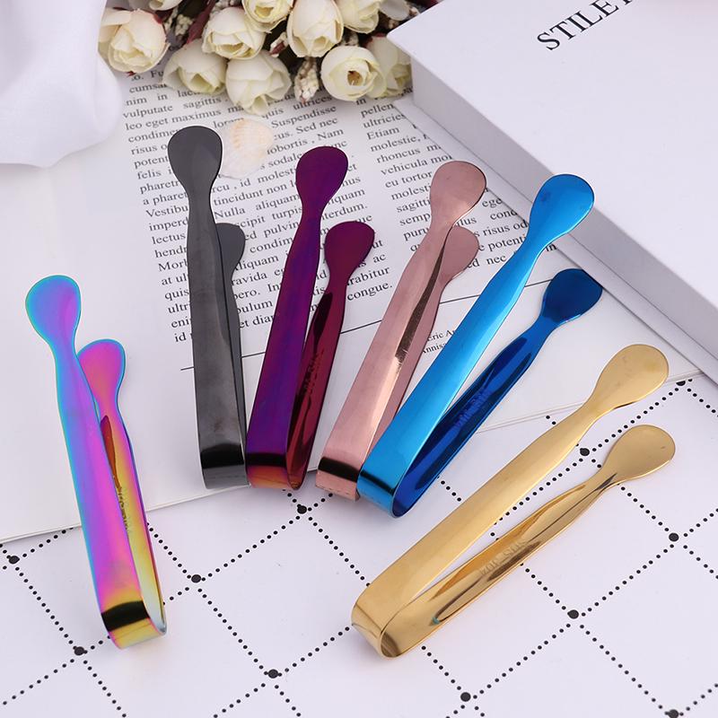 11Cm Tong Stainless Steel Clip Bread Food Ice Clamp Ice Tongs Bar Kitchen Tool