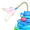 Cat Ball Track Kitten Boredom Relief Turntable Cat Tower Toy Tower Turntable Roller Balls Toys With Rotating Ball Tunnel Track