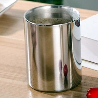 Cana de bere din oțel inoxidabil cu două straturi anti-opărire, cafea, lapte, vin, apă, birou, casă, băuturi, accesorii pentru bucătărie