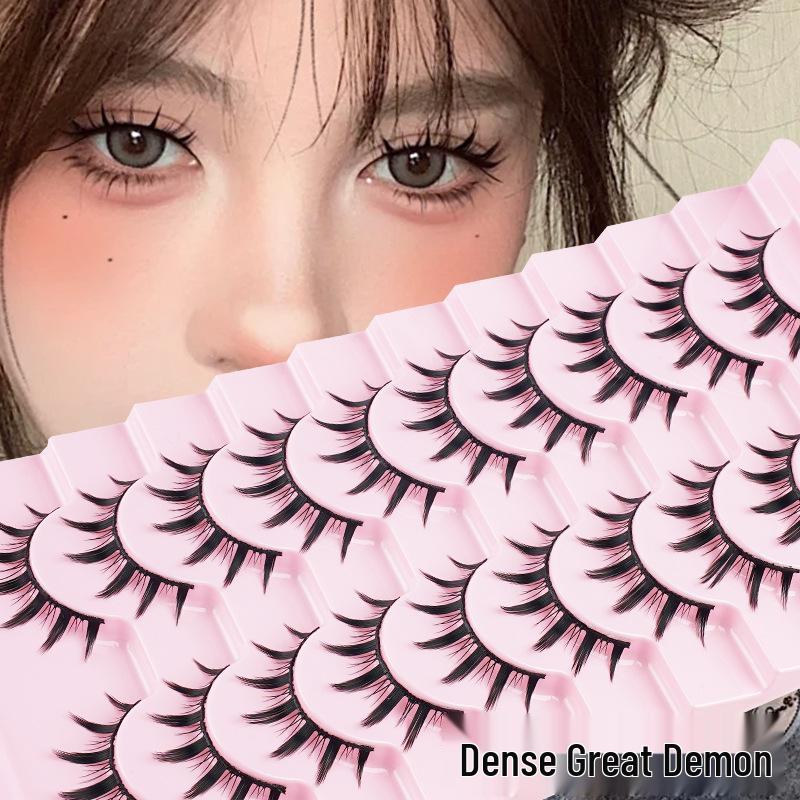 

Makeup Artist-Approved Little Devil Black Stem Full Strip False Eyelashes