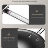 SANHO 0-Coating Non-Stick Wok with Smart Temperature Sensor