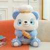 Cute Baked Panda Bear Doll Plush Toy Doll Throw Pillow Cushion Cute Gift