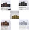 300pcs Elegant Brown Hair Clip Set U Shape Pins Barrettes Practical Metal Hairpin For Different Hairstyles