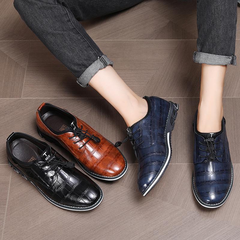 Casual shoes men's summer new loafers British style leather shoes summer soft 2025 men's shoes 2025