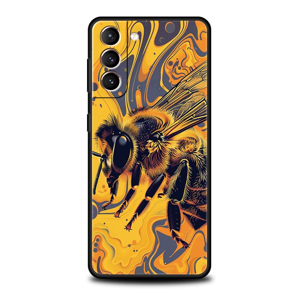 Bugs bees scientific decomposition Phone Case for Samsung Galaxy S24 S23 S22 S20 S21 FE Ultra S10 S10E S9 S8 Plus Soft TPU Shell