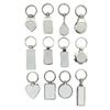 Custom Stock High Quality Sublimation Heat Transfer DIY Print Pattern Metal Beer Bottle Can Opener Pendant Keychain Key Chain