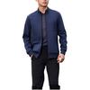 Lining Training Series Solid Color Stand Collar Sports Jacket Men Jacket Outer-Space-Blue AJDT701-1