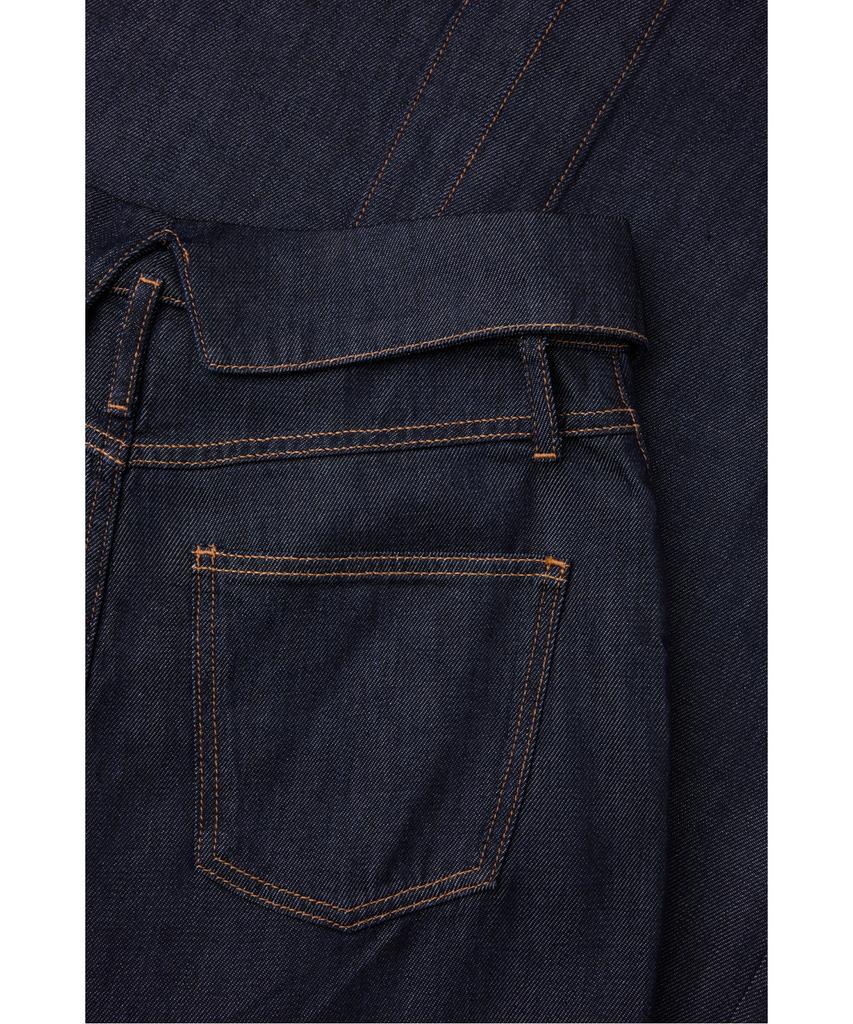 IROWOMEN Rosiane Tencel Denim Foldover Skirt Iokam26101Bux
