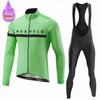 Morvelo-Thermal Fleece Cycling Jerseys Set for Men, MTB Bike Clothes, Warm Bicycle Clothing,2026 Velvet Warm Cycling Suit Set