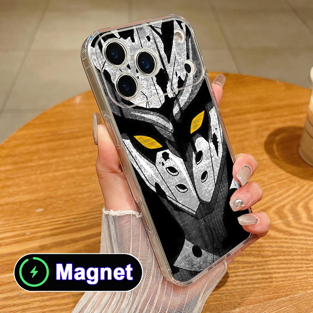 Akame Tatsumi Clear TPU Magsafe Mobile Phone Case for iPhone 17 16 15 14 13 12 11 Air Pro Max Plus Mini Colorful Cover