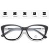 Men Women TR90 Anti-blue Light Glasses Vision Care Luxury Brand Designer Spectacles Eyewear Cat Eye Eyeglasses