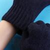 Wool Men Knitted Gloves Touchscreen Full Finger Gloves Nonslip Knitted Woolen Gloves  Winter