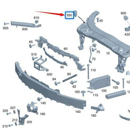 Stop Buffer for Mercedes-Benz C-Class W205 - Part No. 0009987340