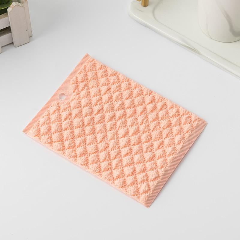 

10Pcs Seersucker Rag Kitchen Special Cleaning Cloth Dishwashing Cloth Pot Washing Dishwashing Scouring Cloth