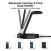 Phone Stand Fast Charging Station 3 In 1 Wireless Charger For Samsung Galaxy S24 S23 Watch 6 Pro/5/4 Active 1 2 Buds 2 Pro Plus