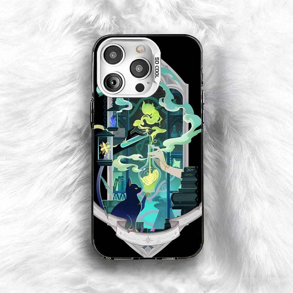 

The Cards Of L-Lunar Arcanum Phone Case For iPhone 16 17 15 14 12 13 Pro Max Black Color Shockproof Cover iPhone12PRO