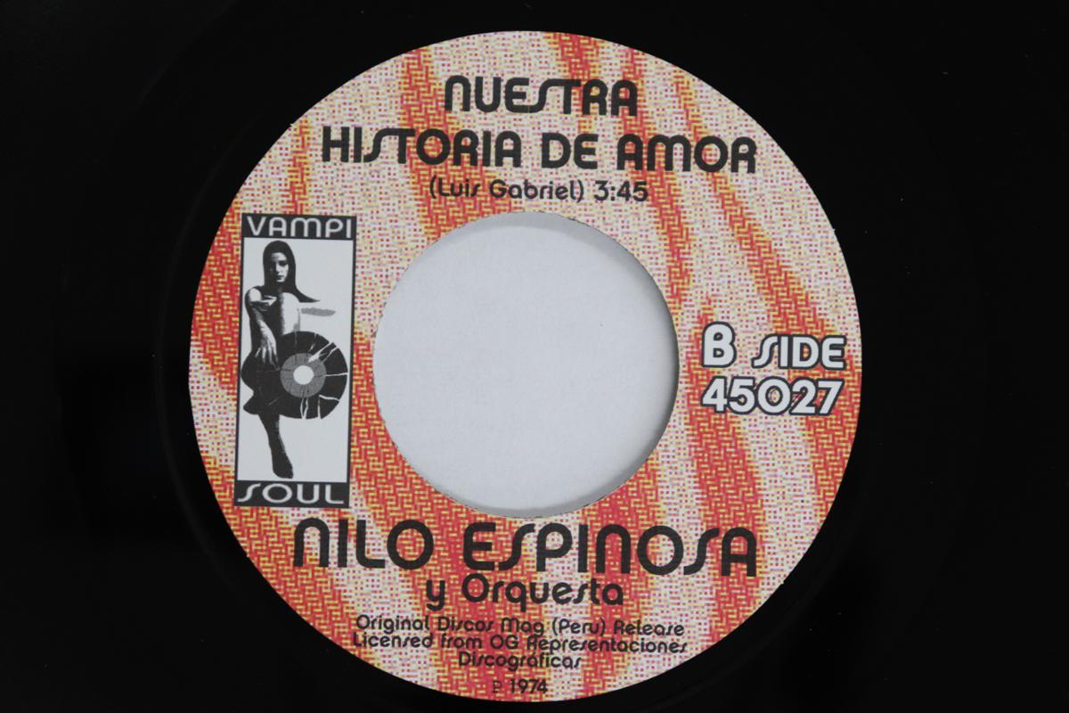 

7inch Record NILO ESPINOSA - Midnight And You / Nuestra Historia 45027 VAMPI SOUL 2005 Spain Jazz Used