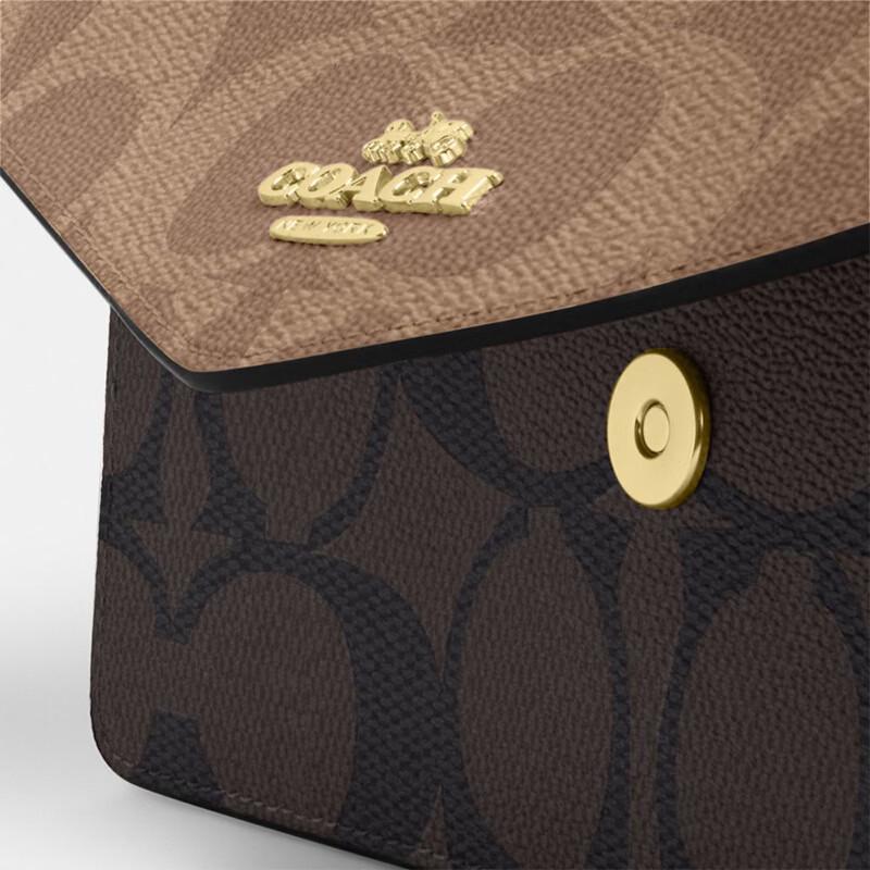 COACH Klare Signature Canvas Shoulder Crossbody Bag