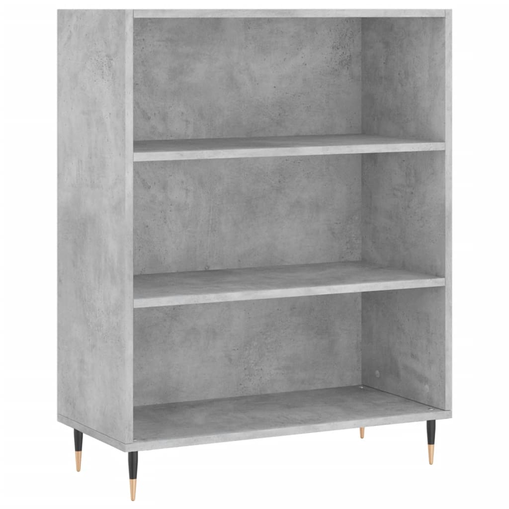 Highboard Concrete Grey 69.5 x 34 x 180 cm Particle Board