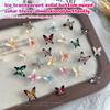 Multi Color Transparent Butterfly Nail Charms 3D Resin Glossy Small DIY Nail Art Decorations 18/24/30Pcs/Set