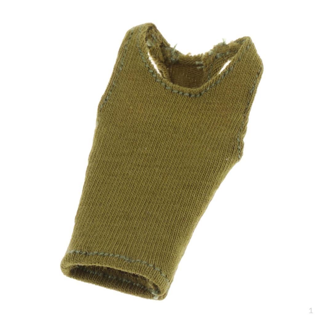 1/12 Female Vest Accessories, Handmade Doll Clothes Costume for 6 inch Action Figures,
