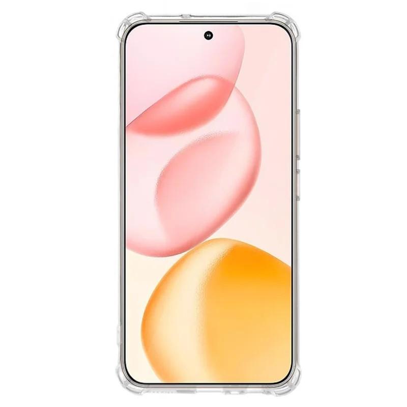 For Honor 400 5G (Global) TPU Case WANLONFENG WL3 Series 1.5mm Phone Cover with Tempered Glass Film