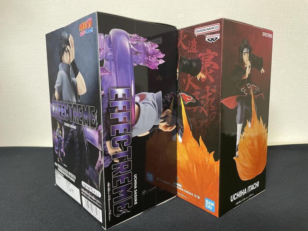 [USED] NARUTO Uchiha Sasuke Itachi EFFECTREME Figures (2 types)
