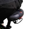 Comfortable Bike Seat with Memory Foam Cushion Shock Absorption Reflective Strip Wide Bicycle Saddle Replacement for Indoor/Outdoor Bikes
