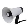 Portable Megaphone Bullhorn 30W Power Megaphone Speaker 300S Recording 500M Transmission Distance