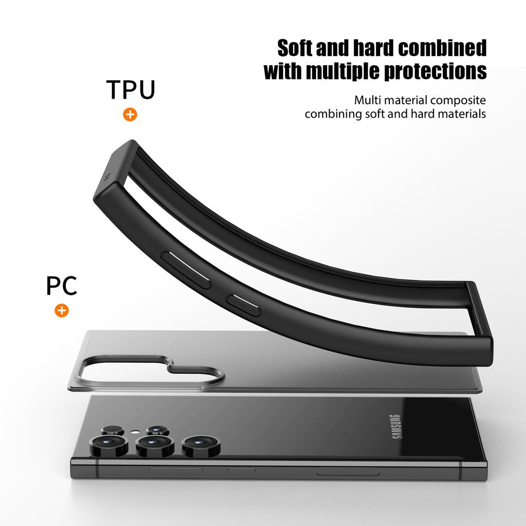 Magic Series for Samsung Galaxy S24 Ultra Case Drop-proof Matte TPU+PC Phone Guard Cover