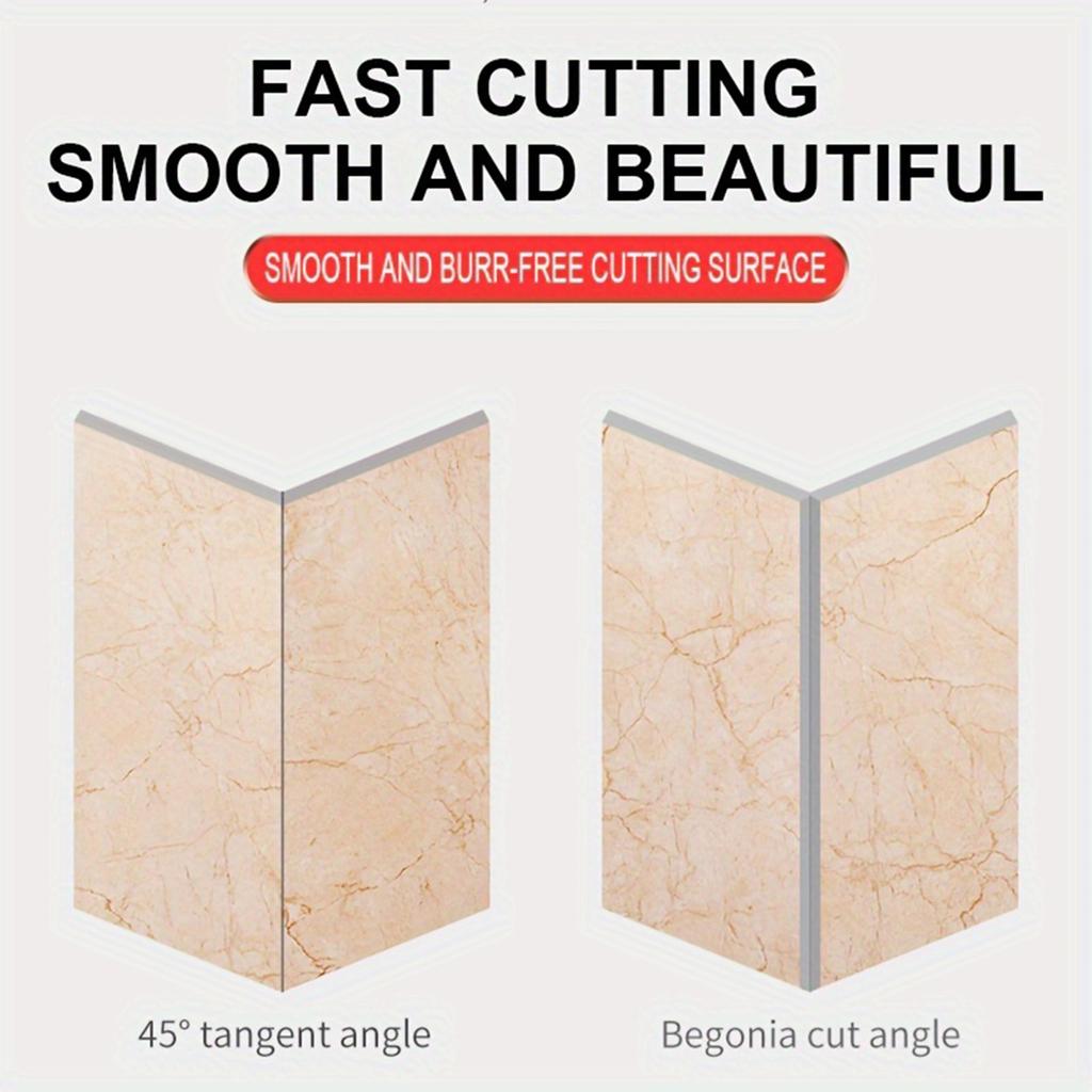 Urządzenie do fazowania płytek ceramicznych pod kątem 45 stopni Ręczna przecinarka do płytek ceramicznych Desktopowa maszyna do cięcia kamienia Narzędzie prowadzące z kółkiem 0-0,2 cala