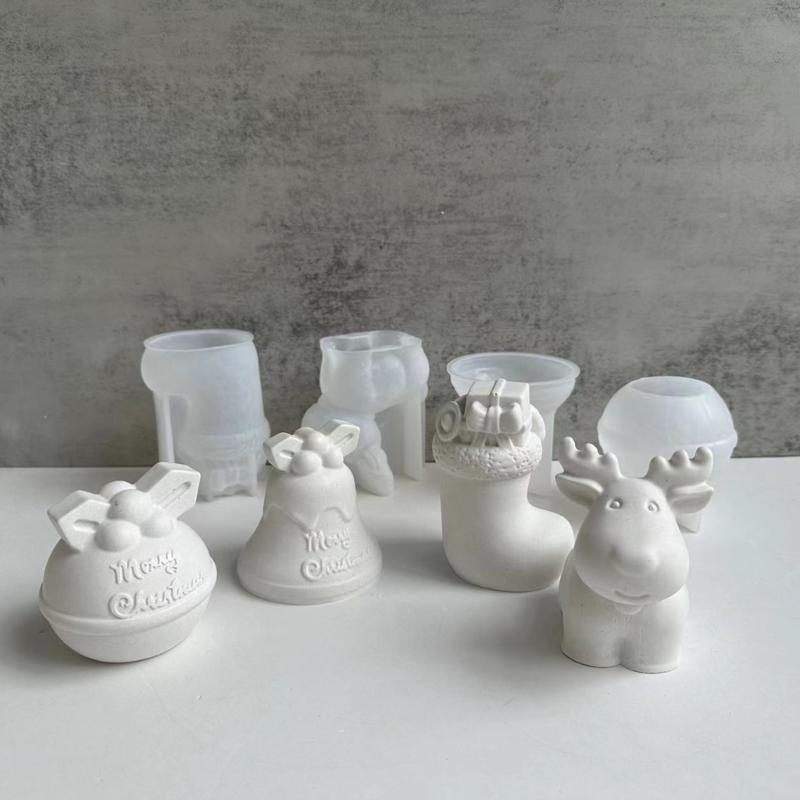 Cute Table Ornament Resin Mold Bell Aromatherapys Gypsum Mold DIY Art Festival