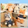 Little Run Forest Fox Plush Toy Cute Lamb Husky Rabbit Wolf Doll Children Gift
