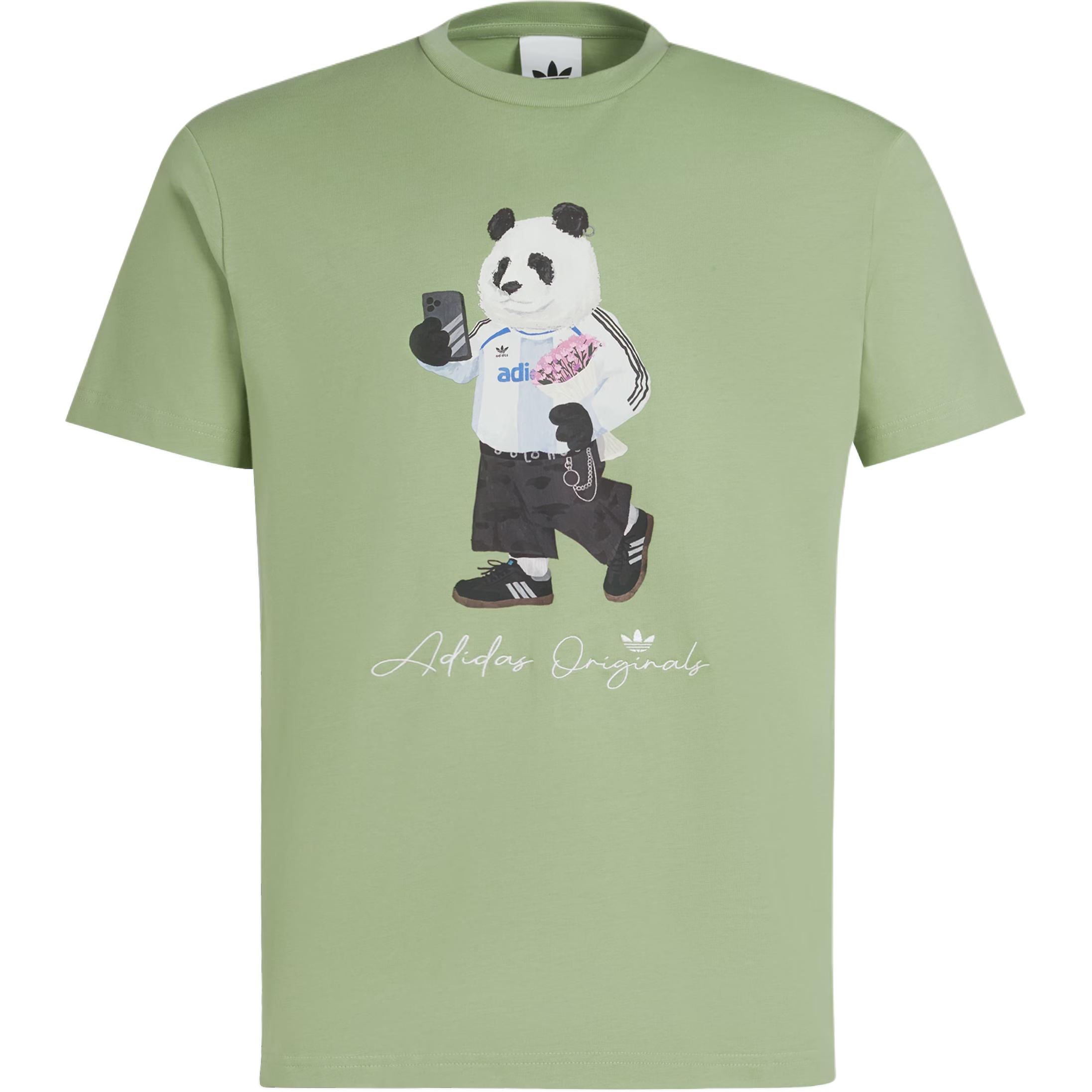 

Adidas Коллаборация Originals X Deng Zhuoyue SS25 Мягкая Удобная Приятная к коже Универсальная Футболка с коротким рукавом Унисекс Топы IB7068 XL