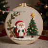 2025 Handgemachtes Weihnachtsstickerei DIY-Set - Englische Anleitung