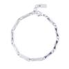 Jbans Classic Surgical Steel Half Prism Chain Adjustable Bracelet (C2201-Ac921_Sv)