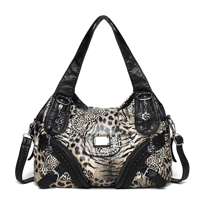 

Women luxury handbag Brand designer Vintage Leather Bags Fashion Satchel Motorcycle bags Female Designer Shoulder Tote Bags 34cm 11cm 28cm