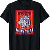 Tiger Muay Thai Kickboxing MMA Retro Training Gift T-Shirt