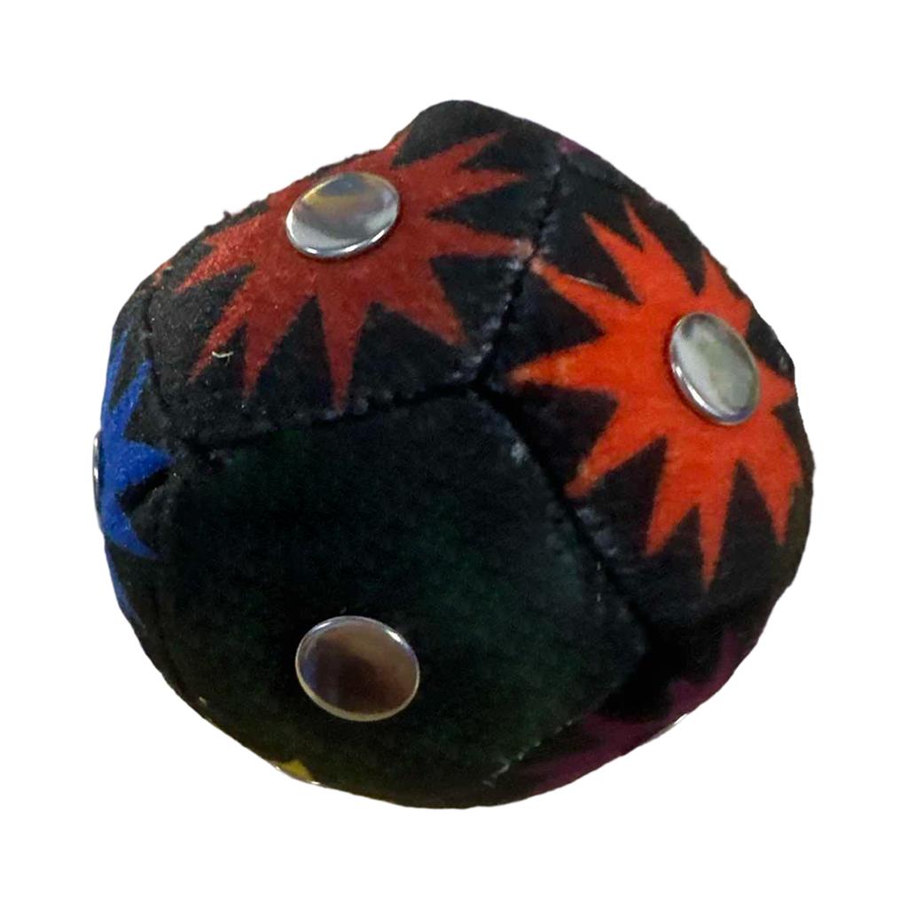 Traditional Footbag Handmade Soft Fabric Classic Kicking Shuttlecock 6cm Size for Outdoor Indoor Game Play Activities