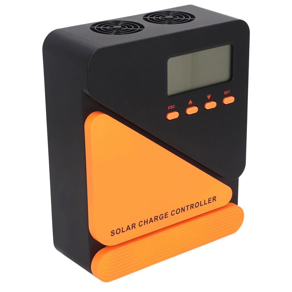 MPPT Solar Charge Controller 60A 12V 24V Solar Panel Battery Intelligent Regulator with LCD Display Dual Fan for AGM