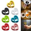 1/4 Pièces Outil d'Assistance pour Baguettes en Forme de Cœur Réutilisable Facile pour Pick-up Aliment Noodles Sushi Plastique Pour Débutants