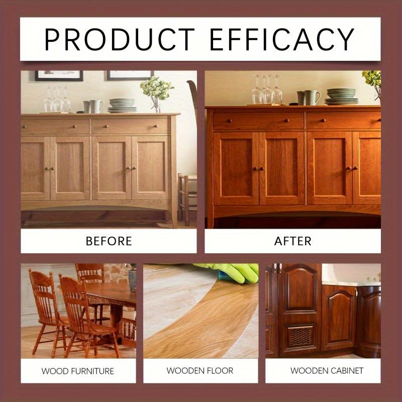 High-Quality Solid Wood Furniture Polish & Brightener, Glossy Polish for Maintaining Solid Wood Floors And Furniture.with sponge