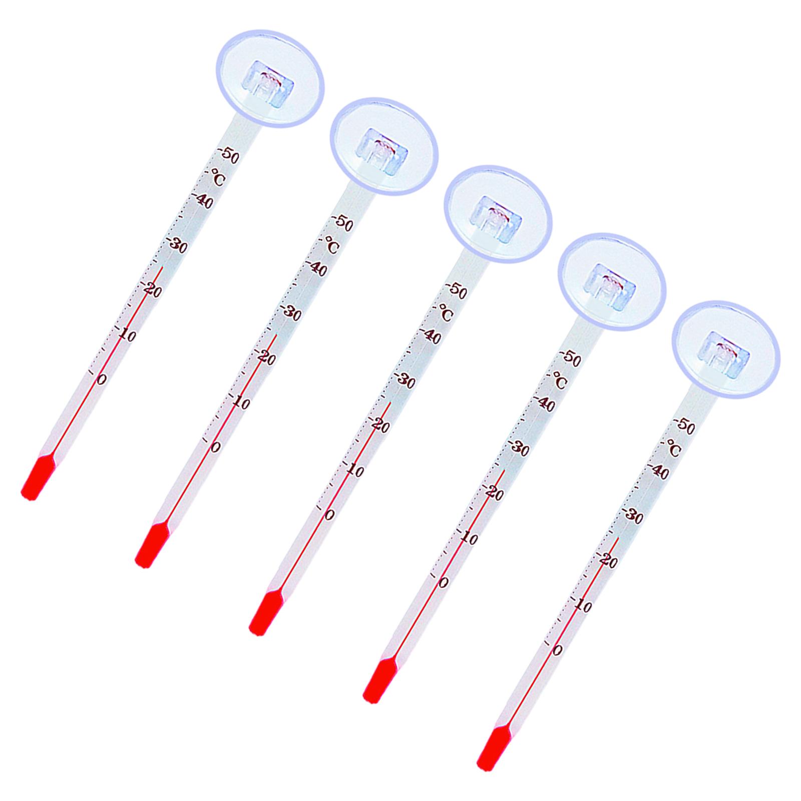 

5 шт. плавающий аквариумный термометр аналоговый высокоточный большой диапазон для пресной и соленой воды погружной термометр