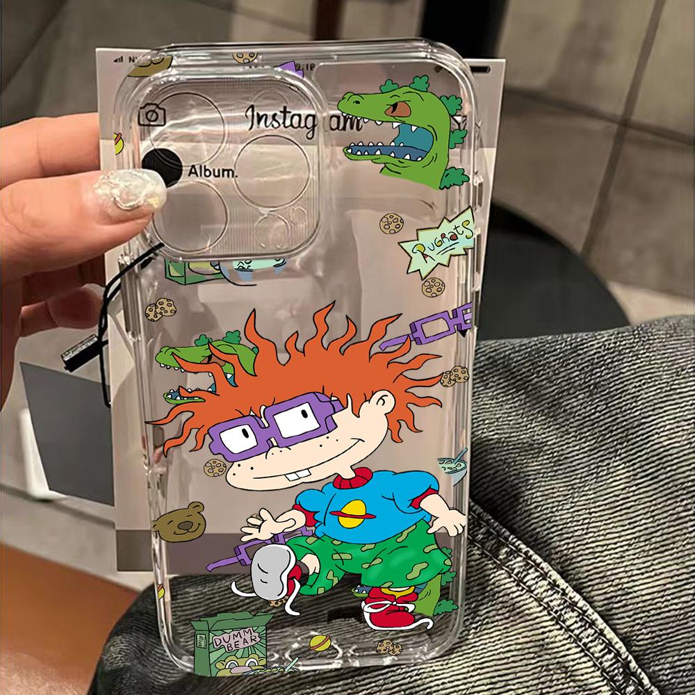 Cartoon R-Rugrats Phone Case For Samsung Galaxy A16 A07 A17 A36 A26 A56 A55 A35 A25 A15 A05s A54 A24 A14 A06 A05 A13 A53 4G 5G